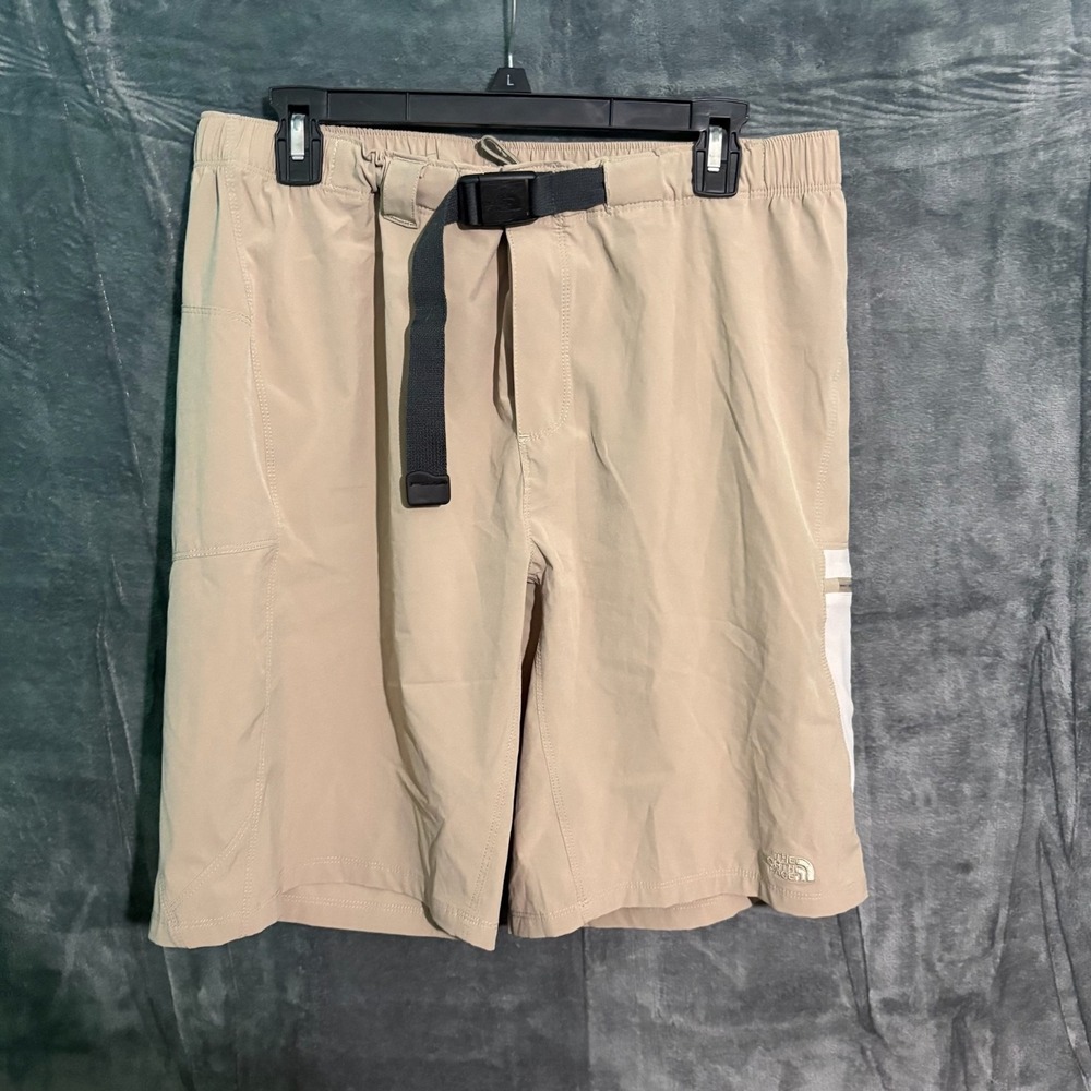 The North Face Shorts Mens Large Hiking Beige Outdoor Mountain
